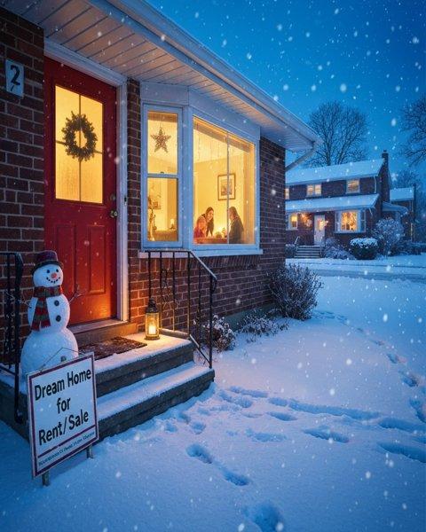 Holiday-decorated home in Western Colorado mountain setting